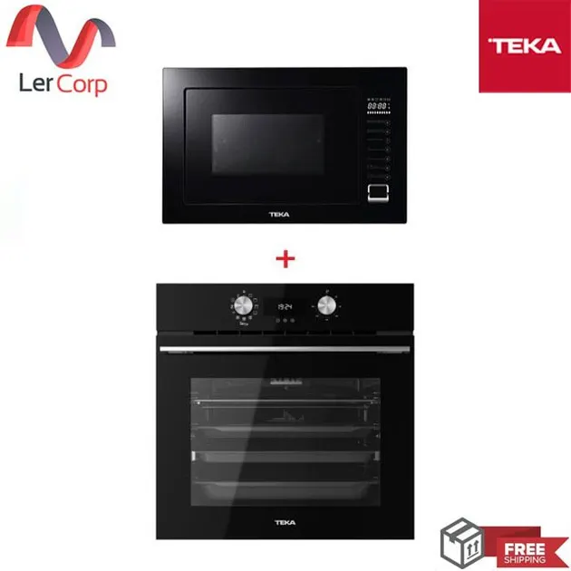 (TEKA) Multifunction Oven Model HLB 8416 Air Flyer + Built-in Digital Microwave Model MWE 259 FI