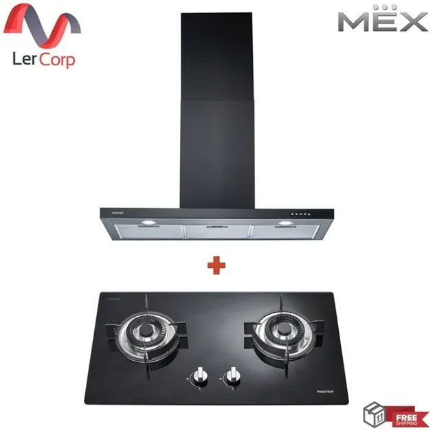 (Mex) Range Hood Model MT390B + Table-Top Gas Cooktop Model MV3732