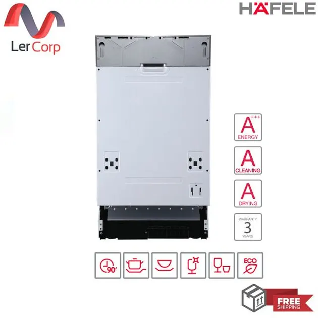 (HAFELE) เครื่องล้างจานแบบติดตั้งฝัง ซีรี่ย์ สมาร์ทเมท (495.06.531)