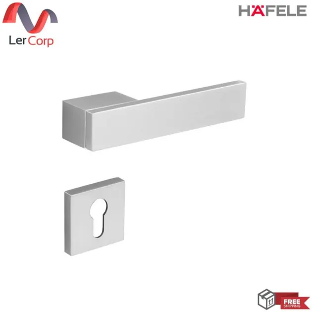 (Hafele) Bathroom Lever Handle Chrome Plated (489.11.051)