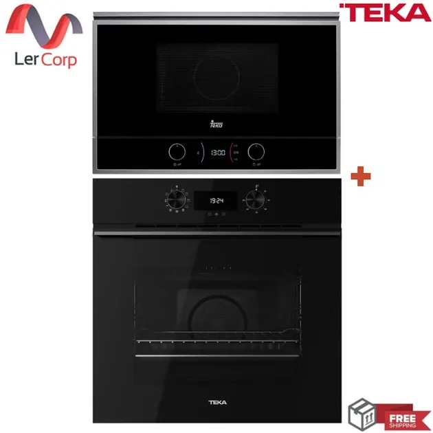 (TEKA) Multifunction Built-in Oven 60 cm Model HLB 8380 + Microwave Model ML 822 BIS
