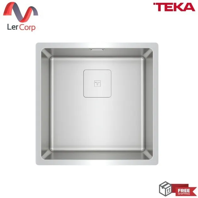 (Teka) Stainless Steel Kitchen Sink 3 in 1 Installation SofTexture Finish FlexLinea RS15 40.40