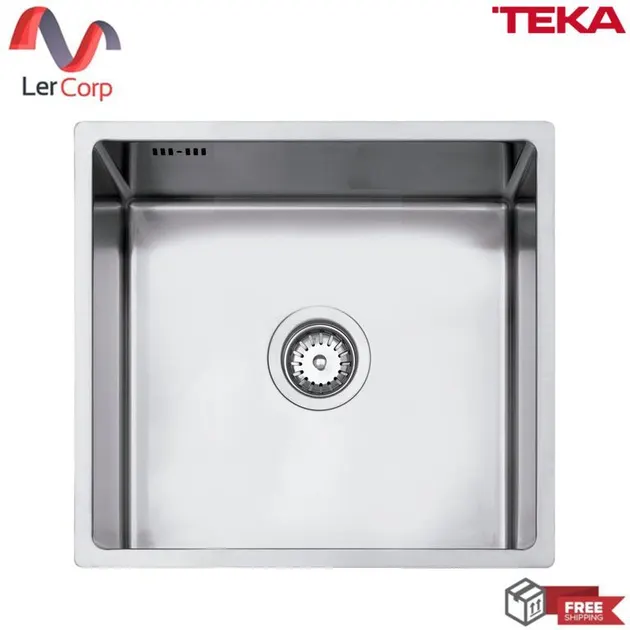 (Teka) Stainless Steel Undermount Single Bowl Kitchen Sink Bex Linea 50.40
