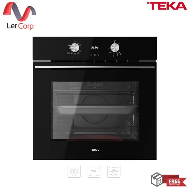 (Teka) Steam Oven 9 Programs 70 Liters Model HLB 8408 BK EASY STEAM