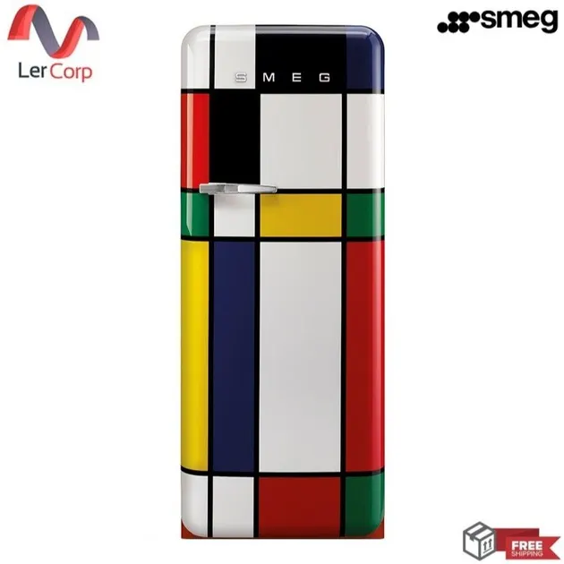 (Smeg) Refrigerator Model FAB28RDMC5 Multicolour
