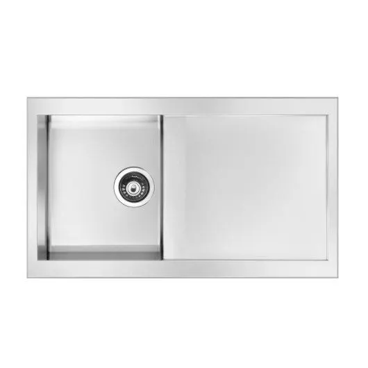 (Smeg) Linea Aesthetic Single Bowl Single Drainboard Sink Model LQR861-2