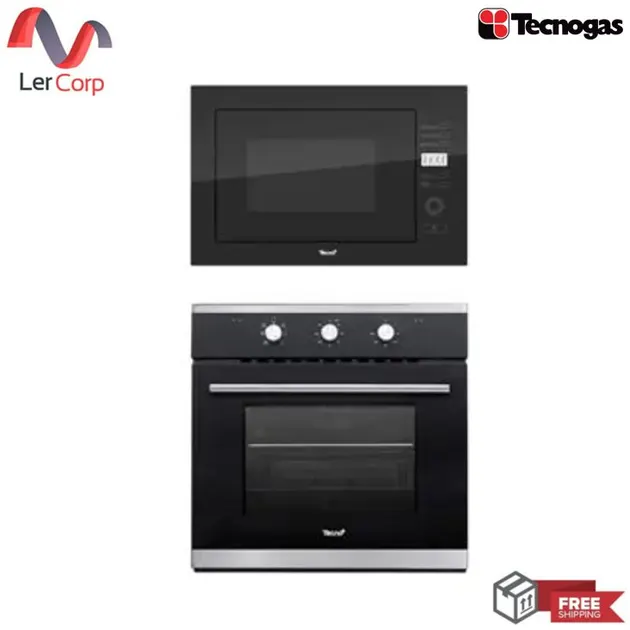 (Tecno) Electric Oven Set with Microwave Oven Model TNP MN705B + TNP MG925 LSS
