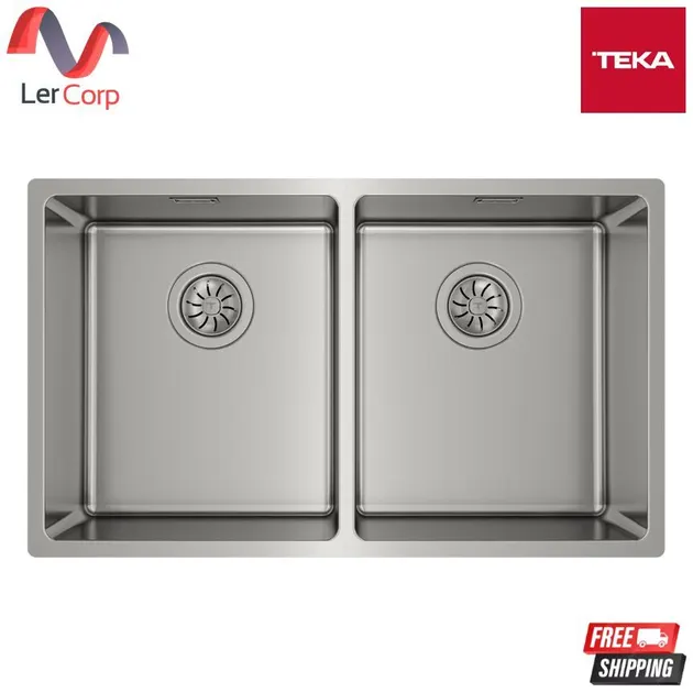 (Teka) BE LINEA RS15 2B 740*SS Drop-In Double Basin Sink