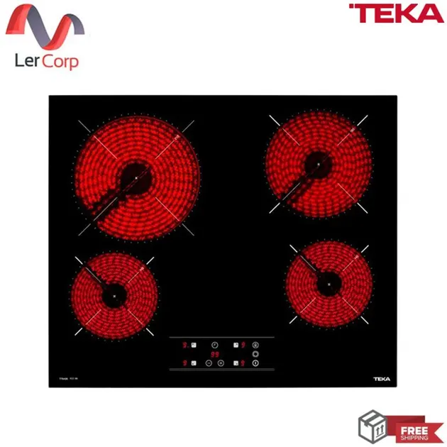 (Teka) 4-Burner Electric Touch Control Hob 60 cm Model TBC 64010 TTC BK