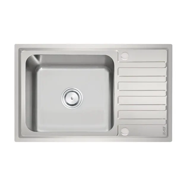 (EVE) Stainless Steel Sink MEGAN 800/500 with Free Cold Water Tap
