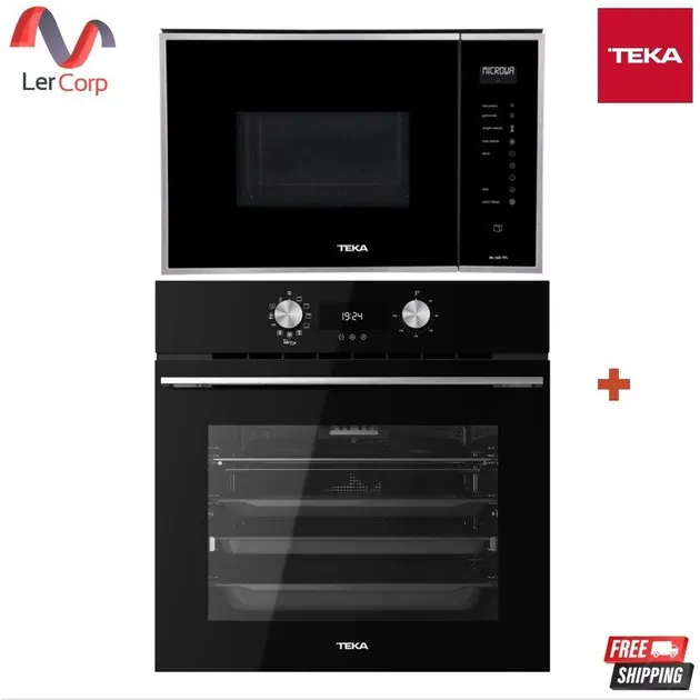 (Teka) เตาอบไฟฟ้า รุ่น HLB 8416 BK (Air Fryer) + ไมโครเวฟ+ย่าง ติดตั้งฝัง ระบบสัมผัส 25 ลิตร รุ่น ML 825 TFL