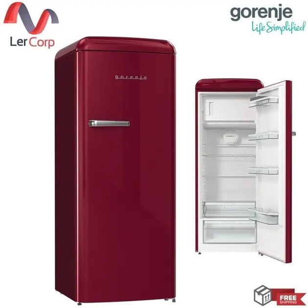 (Gorenje) ตู้เย็น retro 247 ลิตร ORB615DR