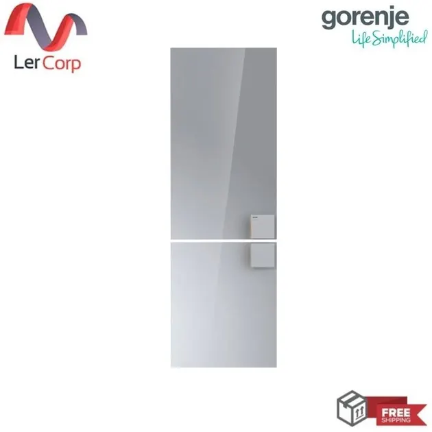 (Gorenje) หน้าบานตู้เย็น DPR-ST-L เปิดจากขวาไปซ้าย สำหรับตู้เย็น NRKI2181A1