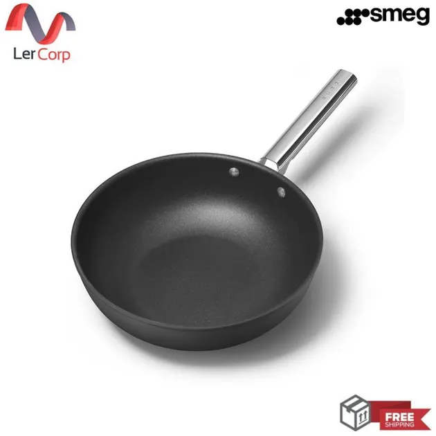 (Smeg) Kitchenware Wok CKFW3001BLM Black