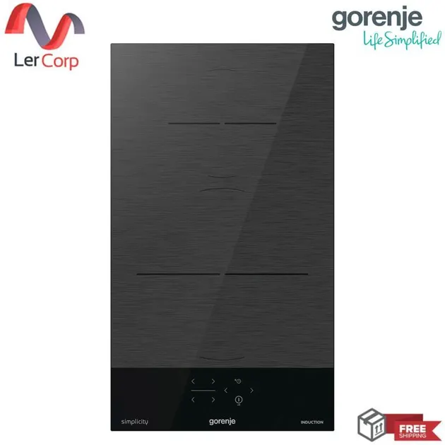 (Gorenje) 2 Zone 60 cm Induction Electric Cooktop with Touch Control GI3201SYBSC