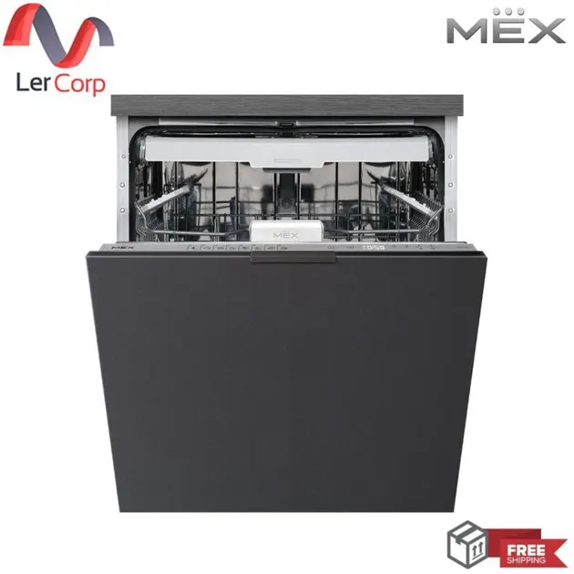 (MEX) เครื่องล้างจานชนิดติดตั้งในเฟอร์นิเจอร์ แบบหน้าบานสไลด์ ขนาด 60 ซม. รุ่น LVB6533