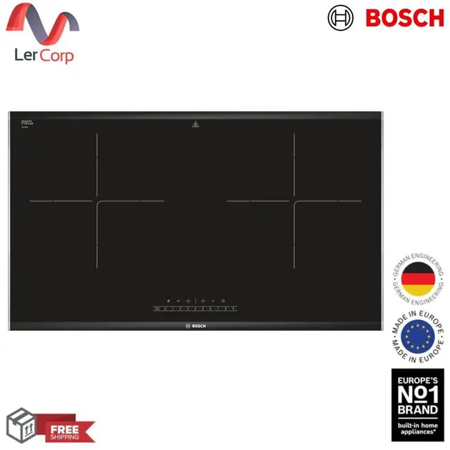 (BOSCH) Built-in Induction Hob, 78 cm, Black, Series 8, Model PPI82560MS