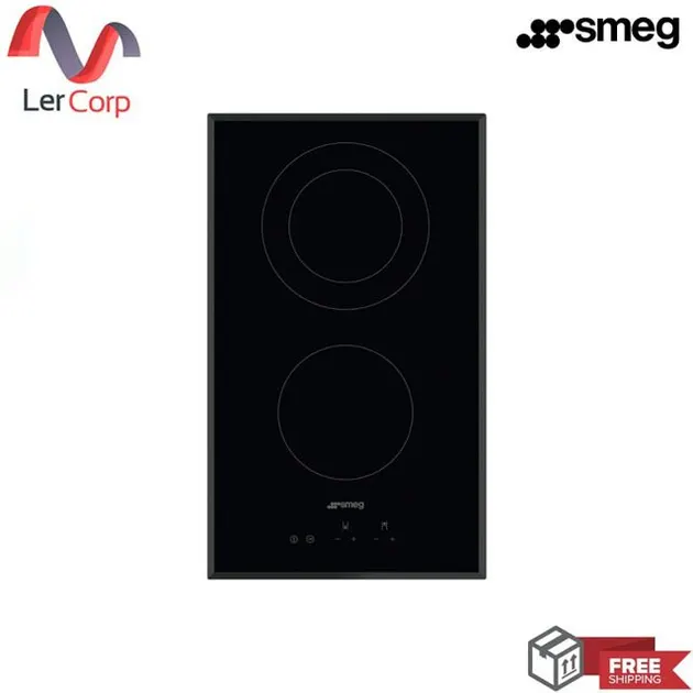 (Smeg) Ceramic Cooktop Electric Stove Smeg Model SE332EB