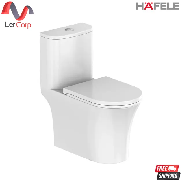 (Hafele) Ceramic Sanitary Ware 1 Piece HAFELE 495.61.483 White