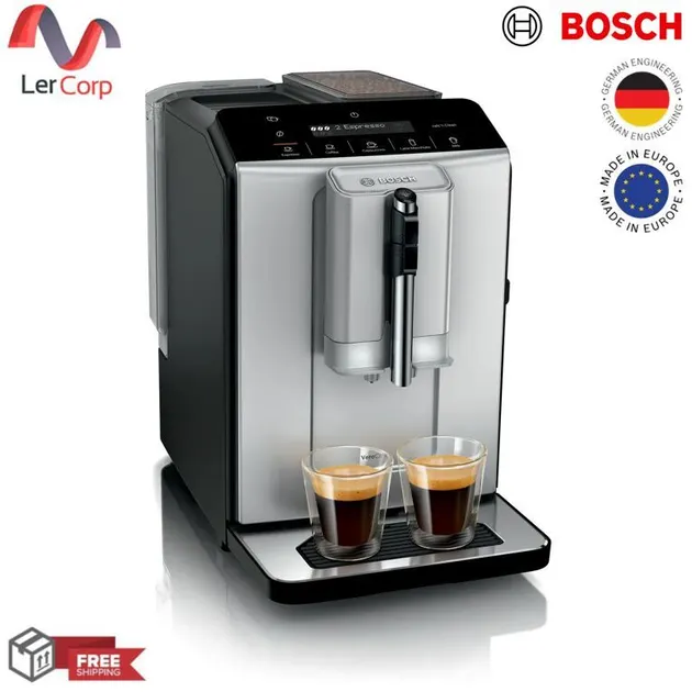 (BOSCH) VeroCafe Automatic Coffee Machine Silver 1.4L Removable Water Tank Model TIE20301