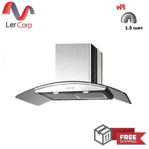 (EVE) Wall-Mounted Range Hood Model ARC-90 PLUS Free 1.5m Ductwork