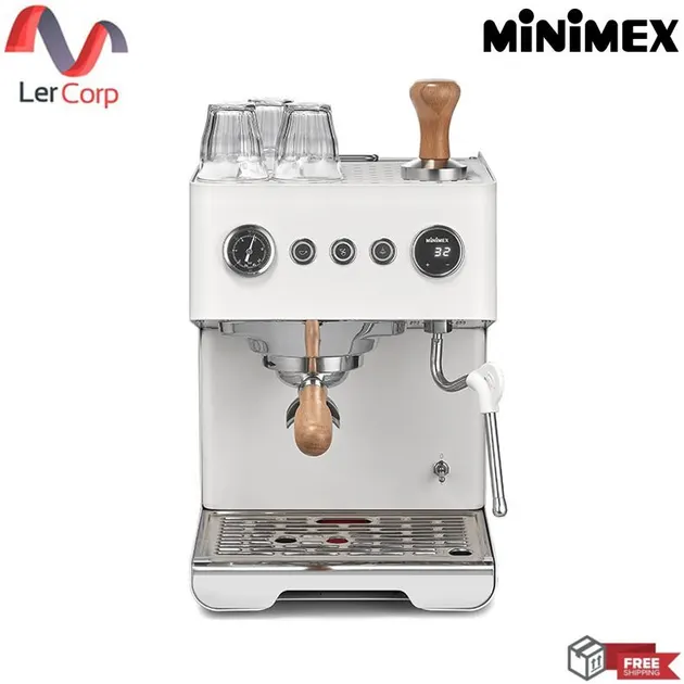 (MiniMex) Cremista Espresso Machine Model MCT1-CR for Home and Small Coffee Shop Use