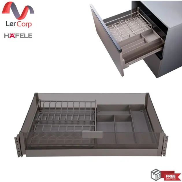 (Hafele) Wire Basket Set, Champagne (495.35.094)