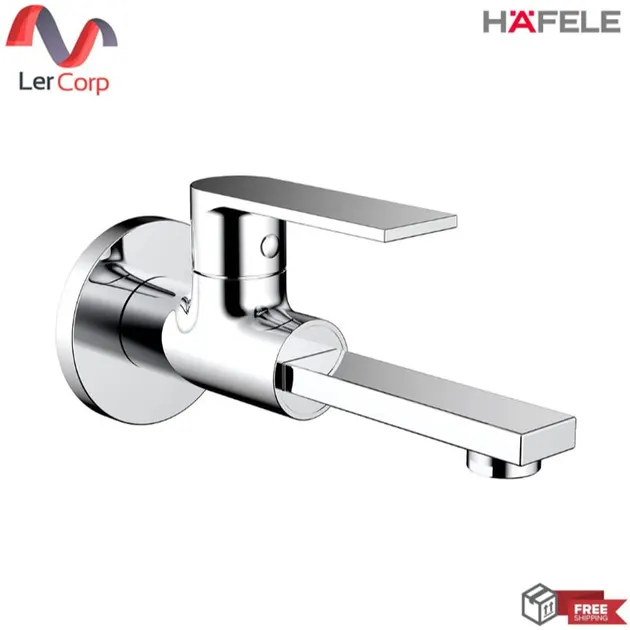 (Hafele) Wall-Mounted Single Tap Floor Washing 1 Way (495.61.109)