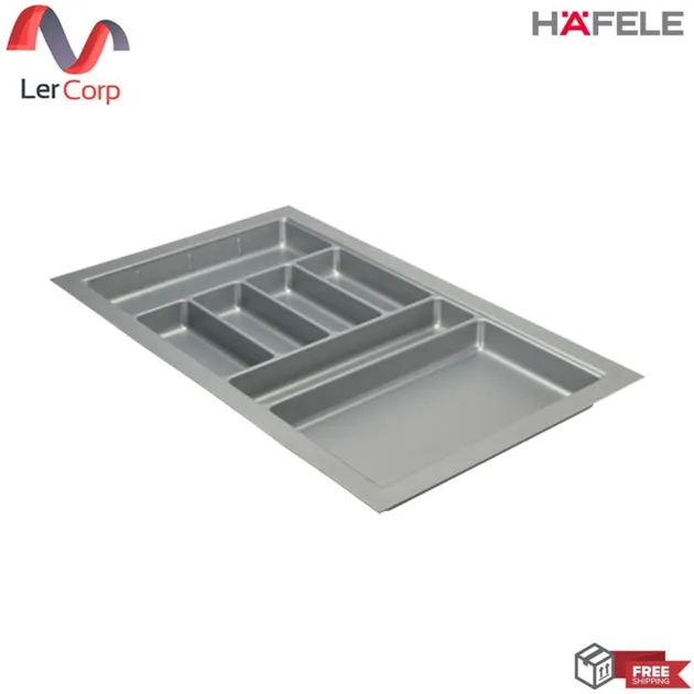 (Hafele) Kitchen Tray Silver-Grey for Cabinet Width 900 mm, Depth 600 mm (495.42.378)