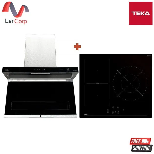 (TEKA) Range Hood Model DSW 995 G + Induction Cooktop Model IBF 63210 SSS BK(VI3)