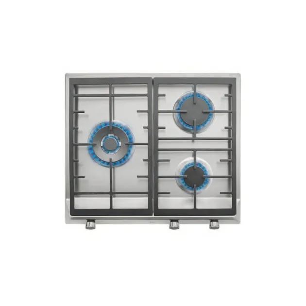 (Teka) Gas Cooktop 3 Burners 60 cm Model EX 60.1 3G AI AL DR CI LPG