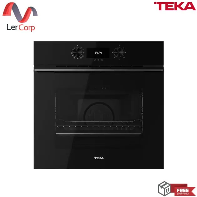 (Teka) Multifunctional Turbo Oven 60 cm Black with Stainless Steel Frame (HLB 8380)
