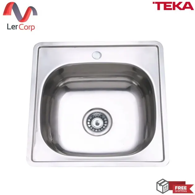 (Teka) Kitchen Sink Model S50 1B SS with Free Cold Water Tap