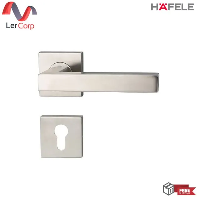 (Hafele) Premium Lever Handle Set Bathroom Door (499.10.132)
