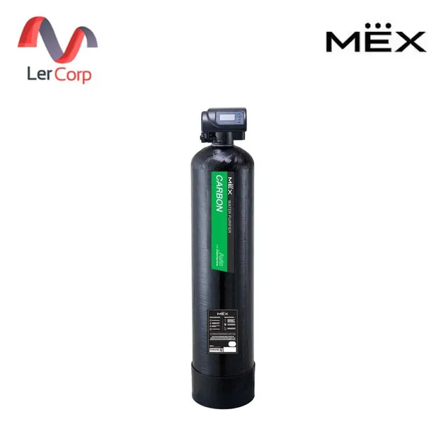(Mex) Water Filter Carbon Filter Media Automatic Backwash System Tank 10x44 inch (APC-1044-ELCD)