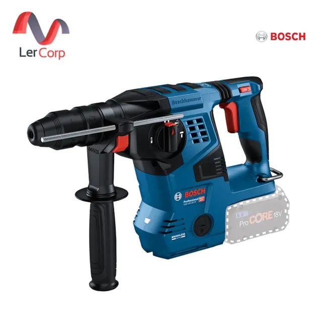 (Bosch PT) Cordless Rotary Hammer Drill SDS plus Brushless Motor 3.3 J Impact Energy (GBH 18V-28 CF)