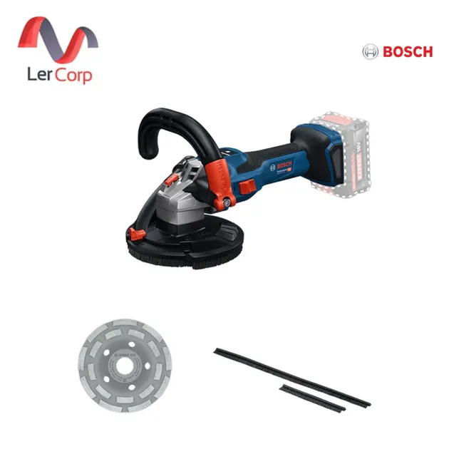 (Bosch PT) Cordless Concrete Grinder Brushless Motor Rotating Handle Removable Guard (PRO GBR 18V-15 S)