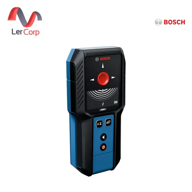 (Bosch PT) เครื่องสแกนผนังและตรวจหาวัตถุ ตรวจจับโลหะ สายไฟ และโครงไม้ กันฝุ่นกันน้ำ IP54 (PRO GMS 120-27)