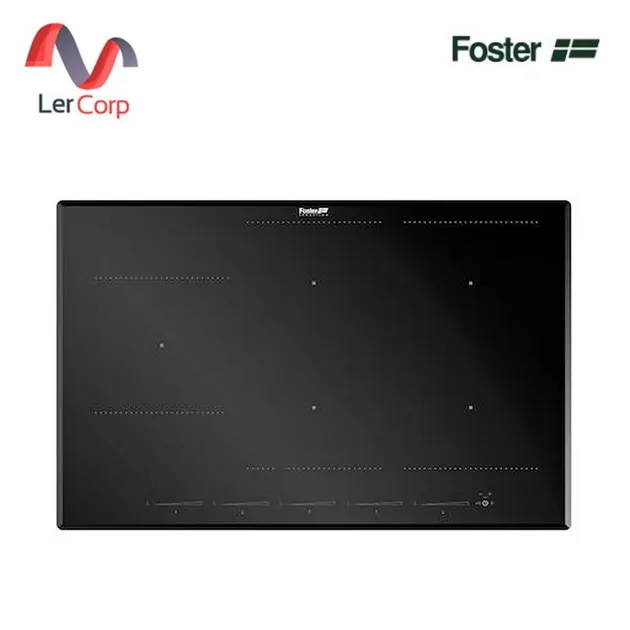 (Foster) เตาแม่เหล็กไฟฟ้า 5 หัว กระจกเซรามิค สีดำ ระบบสัมผัส (7386 646)