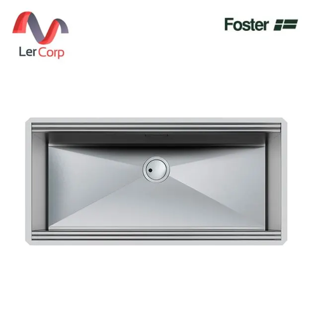 (Foster) อ่างล้างจานสแตนเลส 1 หลุม ติดตั้งแบบฝังใต้เคาน์เตอร์ รุ่น Milano (1015 850)