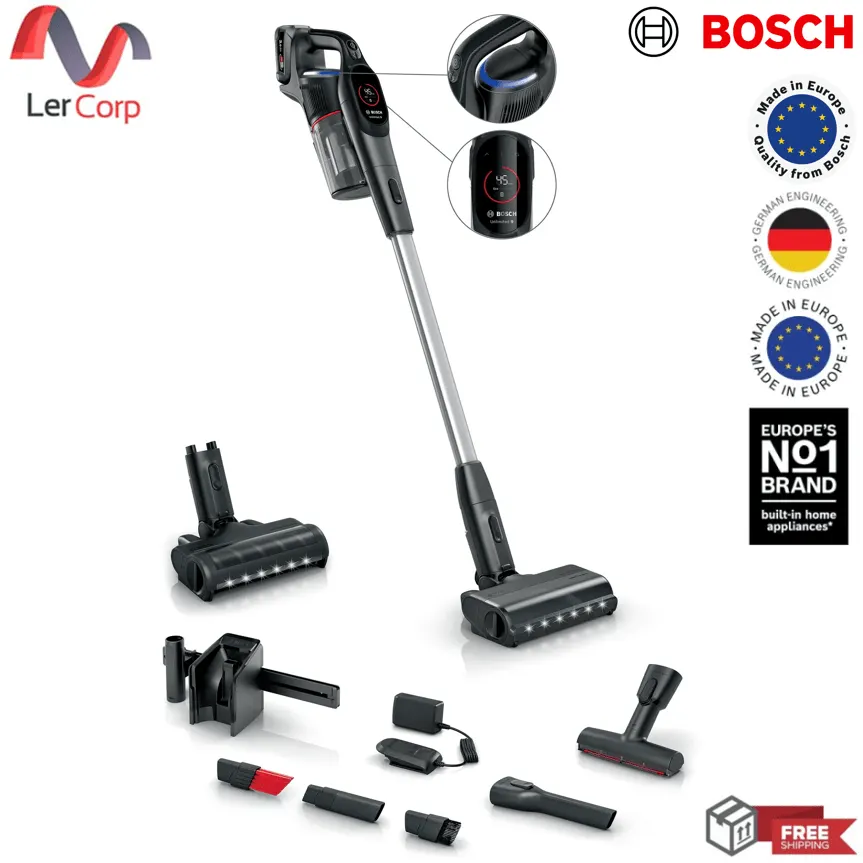 (Bosch) Unlimited 9 Cordless Vacuum Cleaner Black BCS931BQC