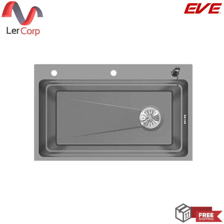 (Eve) Single Bowl Sink Titanium Gray UNITY 800/490