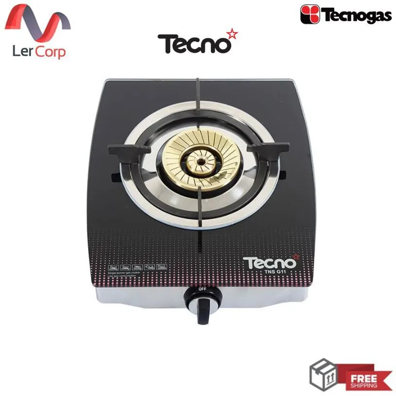(Tecnogas) Tecnostar 1-Burner Tabletop Gas Stove Model TNS G 11 Size 33.5 cm
