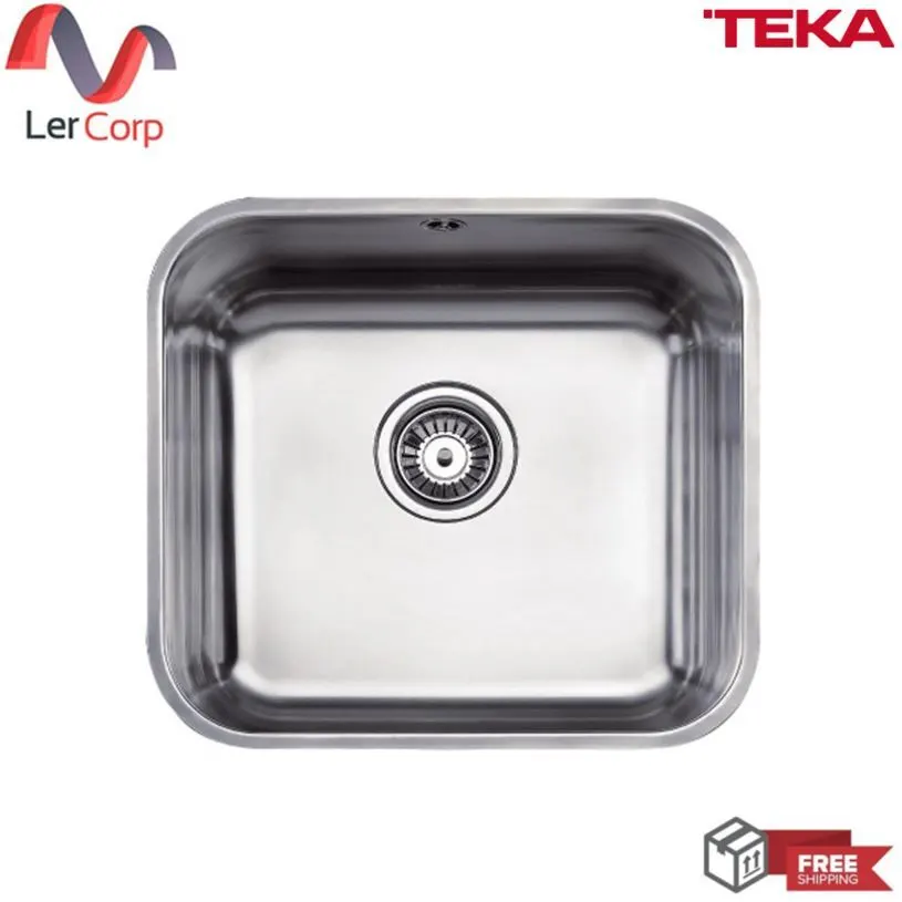 (TEKA) Single Bowl Undermount Kitchen Sink BE 45.40.20