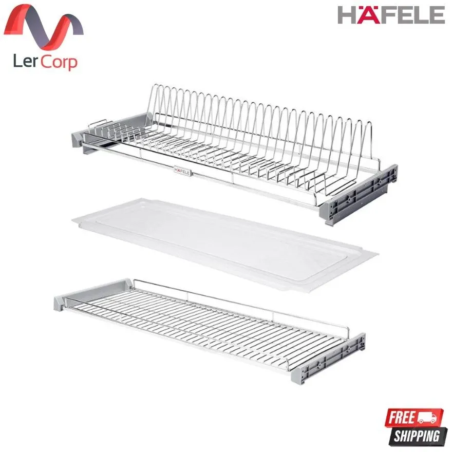 (Hafele) Inverted Plate Rack for Floating Cabinet 90CM. (495.34.007)