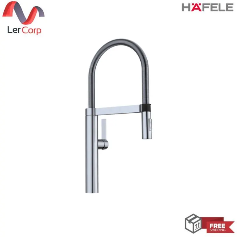 (Hafele) BLANCO Kitchen Sink Mixer Tap with Spray Head, Model CULINA-S, Stainless Steel (495.50.150)