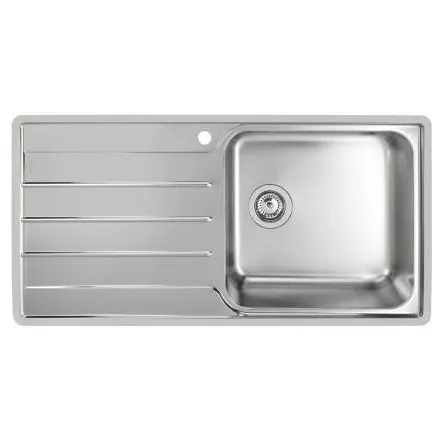 (HAFELE) BLANCO LEMIS Kitchen Sink (495.39.367) Right Bowl Left Drainboard