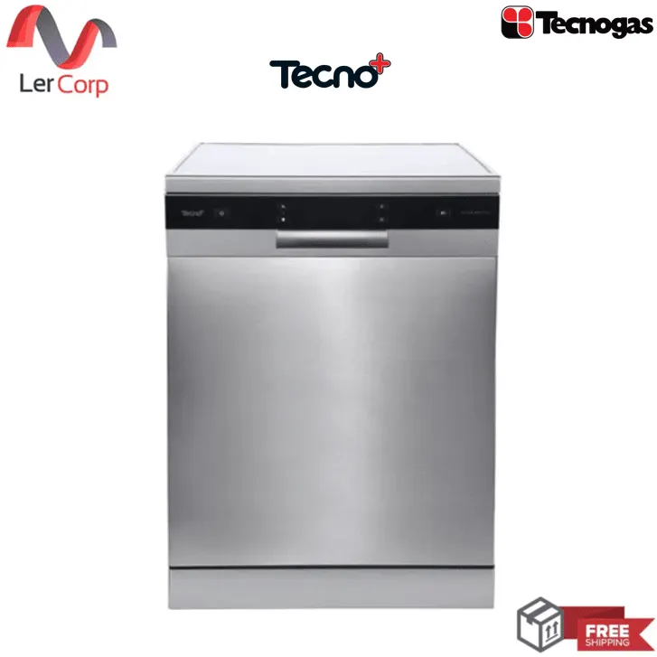 (Tecnogas) Tecnoplus Freestanding Dishwasher Model TNP DW 60815 SS 60 cm