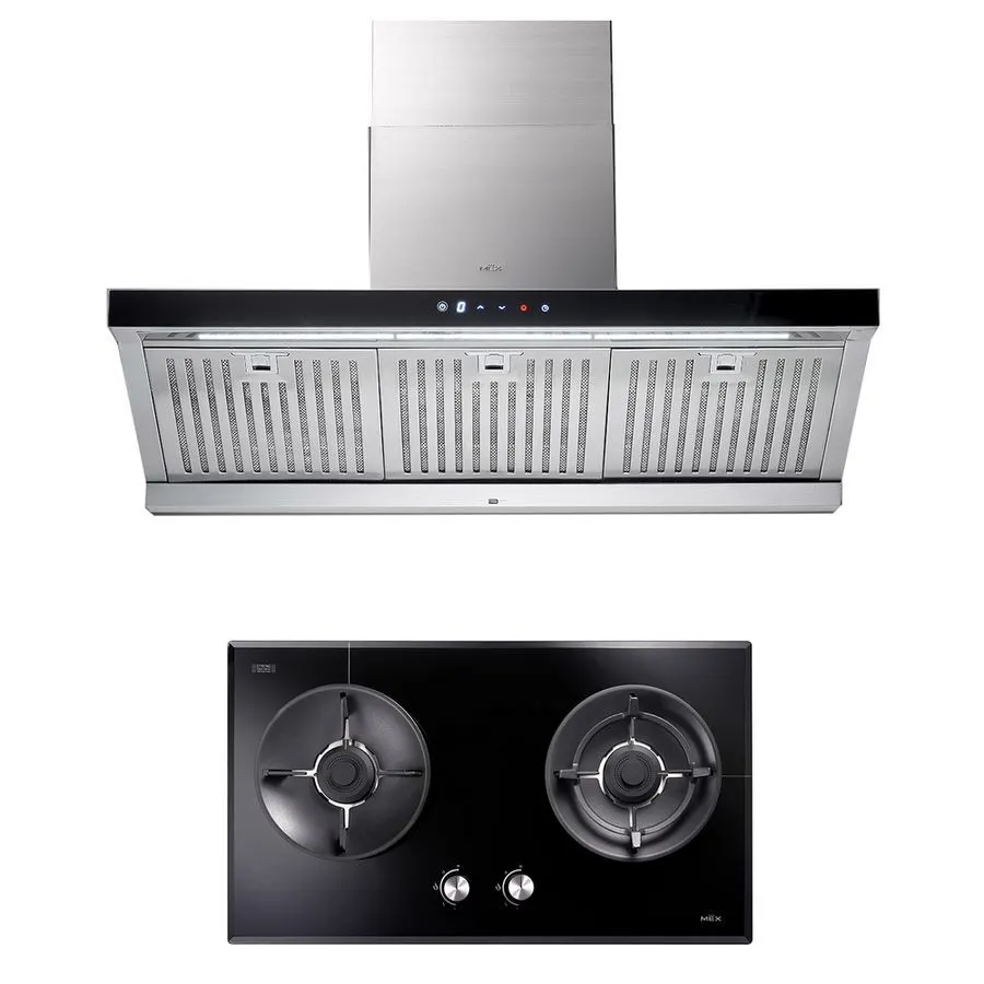 (MEX) Built-in Gas Cooktop + Range Hood MEX V7812MHR+K635BFX90