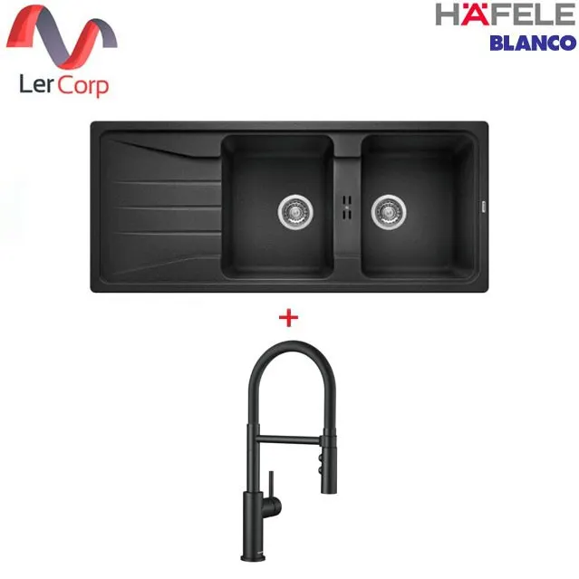 (HAFELE) Summer set 2 Kitchen Sink + Faucet (567.70.308)